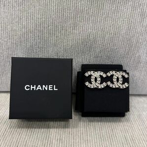 CHANEL シャネル　CCマーク　ココマーク　ストーン　ピアス 