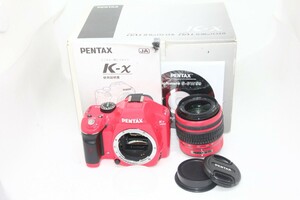 PENTAX デジタル一眼レフカメラ K-x レンズキット レッド #0093-918