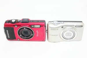 【カメラ2台まとめ売り】Nikon L28・OLYMPUS TG-4 #0093-926