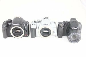 【カメラ3台まとめ売り】Canon・Nikon #0093-460