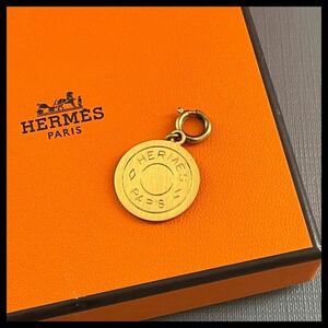 HERMES エルメス セリエ ペンダントトップ ネックレス チャーム ゴールド 