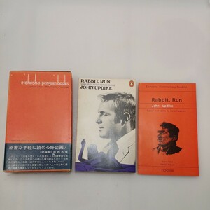 zaa-556♪Rabbit, Run 走れウサギ (ペンギンブック詳注付) J.アプダイク (著) 岩本巌 (編)　原書＋注釈書2冊セット