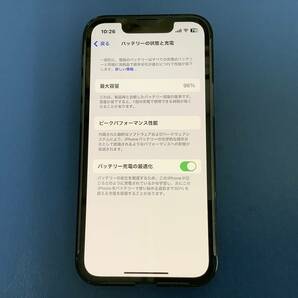 iPhone 13 mini 128GB グリーン（バッテリー96% おまけ人気のケース付）simフリー 残債もちろん無し 送料無料！の画像3