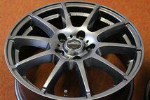 ★☆ 美品！ A-TECH シュナイダー ガンメタ系色 ★ 17×7J +48 PCD114.3/5H 4本 CX-5 エスティマ ノア ヴォクシー ヴェゼル ステップワゴン_画像2