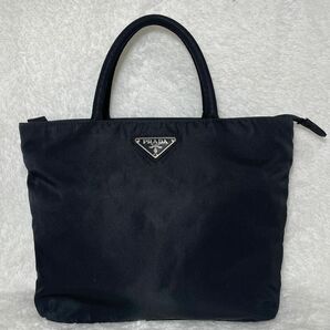 PRADA プラダ ハンドバッグ トートバッグ ナイロン 三角ロゴ テスートナイロン 黒 ブラック ポコノ