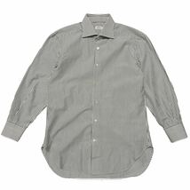 Kiton キートン カッタウェイシャツ ストライプ 40 15 3/4 メンズ イタリア製_画像1