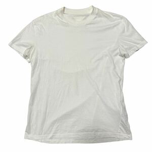 PRADA プラダ クルーネックTシャツ 半袖 ホワイト サイズS メンズ モーリシャス製