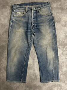 80s LEVIS 501 赤耳（RED LINE）ボタン裏刻印555バレンシア工場製造ヴィンテージ ビンテージ オリジナルハチマル黒カン66前期後期BIGE