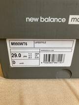 ニューバランス New Balance wtaps 990v6 11 29cm 新品未使用_画像7