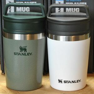 スタンレーSTANLEY真空マグ0.23L【グリーン＆ホワイトの2色セット】正規品　アウトドア キャンプ 保冷保温 真空断熱マグ コーヒー ギフト