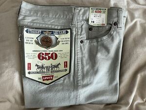 DEAD STOCK 80's 1988年日本製 LEVI'S FOR MEN LFM 650 ストレートビンテージ