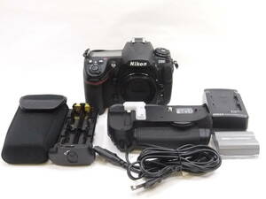 【極美品】◎Nikon ニコン D300 ボディ MB-D10 MS-D10 マルチパワーバッテリーパック・液晶フード付 ショット数：969回