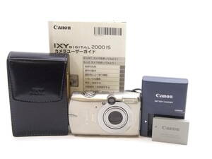 ◎Canon キヤノン IXY DIGITAL 2000 IS（ケース・取説付）