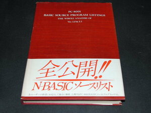 z2#PC-8001 BASIC SOURCE PROGRAM LISTINGS THE WHOLE ANALYSIS OF Ver1.0&1.1/ river . Kiyoshi work /1982 year 