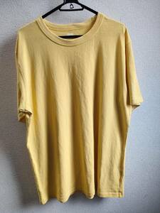 ユニクロ UNIQLO Uniqlo U クルーネックTシャツ（半袖）黄 sizeXL 中古