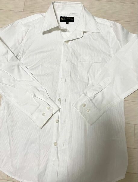 長袖シャツ ホワイト 140 ワイシャツ