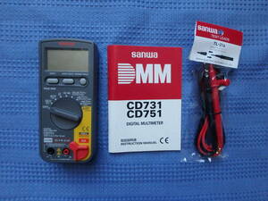 SANWA/三和電気計器 デジタルマルチメーター　CD751　テスター