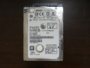 DIGA修理用ハードディスク HGST 500GB HDD CinemaStar HCC545050A7E380 ジャンク ⑧