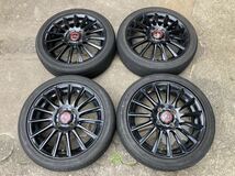 Weds ウェッズ LEONIS レオニス 15インチ 4.5J +45 PCD100H4 165/50R15 73V 社外 タイヤホイール アルミ 4本_画像1