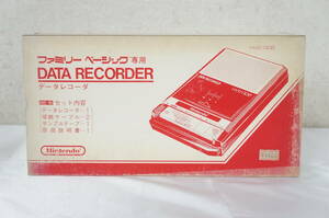 ① Nintendo 任天堂 HVC-008 ファミリーベーシック専用 DATA RECORDER データレコーダ 保管品 3703116011