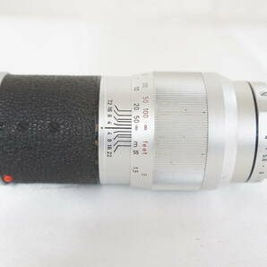 ⑭ LEITZ WETZLAR ELMAR F4 135mm Leica ライカ カメラレンズ フード付き 2203256021の画像5