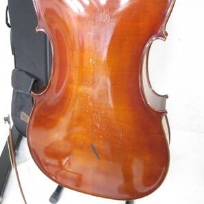 J.H.MULLER NO.308 ANNO1998 弦楽器 チェロ 弦 ソフトケース付き 9703022091の画像4