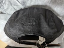 【Black】Supreme MM6 Maison Margiela Painted Camp Cap ブラック 黒 シュプリーム メゾン マルジェラ キャンプ キャップ 24ss_画像3