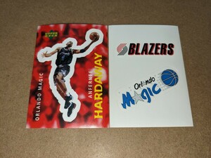 再出品無し●NBA●「ANFERNEE HARDAWAY（アンファニー・ハーダウェイ）」等●STICKER●シール