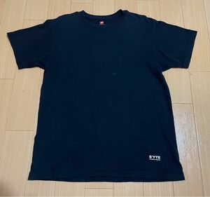 Hanes × y's ヨウジヤマモト ブラック半袖Tシャツ
