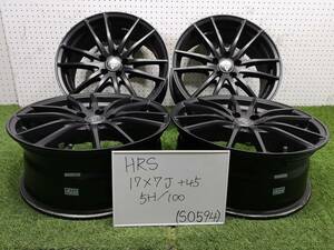 1(S0594)インボイス領収書発行可能☆HRS/17x7J/+45/5H/100☆レクサス CT ウィッシュ カルディナ等に