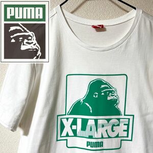 PUMA プーマ　XLARGE エクストララージ　Tシャツ　Mサイズ 半袖Tシャツ