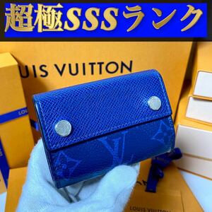 992【超極ＳＳＳランク】★最新★ルイヴィトン★三つ折り 財布 ディスカバリー モノグラム タイガラマ★正規品★ 