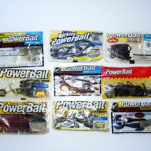 オールドのバークレイ　リザード等　バス釣りワームセットまとめ売りナマズ雷魚