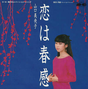 山口美央子「恋は春感／月姫」後藤次利／土屋昌巳 ＜EP＞