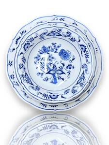 Blue Danube Blue Onion Plate ブルーダニューブ ブルーオニオン プレート 26cm 22cm スープ皿 19cm 5枚セット 陶磁器 洋食器