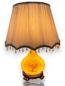 栄進物産 西洋 Flour フラワー 花柄 ルームランプ ライト 照明 オブジェ Room Lamp Illumination Object ガラス製品 Antique アンティーク