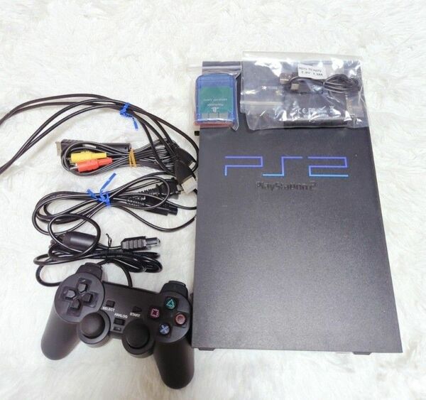 ●ジャンク品！PS2 本体 各コード メモリーカード HDMIアダプタ付き