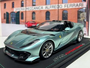 BBR 1/18 Ferrari 812 Competizione A Metallic Tevere green　フェラーリ　812コンペティツィオーネ　P18209G