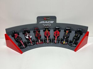 burago 1/43　F1　展示台座　ディスプレイ　フェラーリ　レッドブル　マクラーレン　メルセデス　ブラーゴ