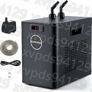  aquarium cooler,air conditioner 160L water cooler,air conditioner digital display water pump attaching small size circulation type cooler,air conditioner 5-36*C adjustment possibility 110V black .