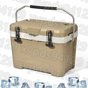 Охладно -коробка Большая емкость 26 л 72 часа теплоизоляция Прохладительная пакет с ручной рукой с ручным весом 3 -слойной изоляции, герметичной, ящика для хранения носителей, репеллент воды