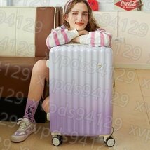 スーツケース 軽量 小型 Mサイズ おしゃれ 短途旅行 3-5日用 ins人気 かわいい キャリーケース キャリーバッグ 旅行 TSAロック搭載 旅行_画像7