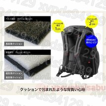 バックパック リュック リュックサック 40L 大容量 ビジネス リュック 防水 レインカバー A4 サイズ ノートPC バイク 通勤 通学 出張 221_画像8