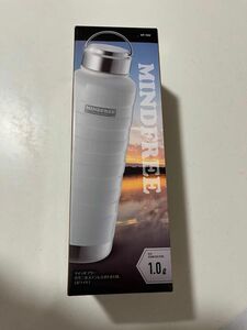 新品　カクセー マインドフリー 水筒 ステンレスボトル 1000ml MF-10N MF-10W 真空二重構造 マグボトル