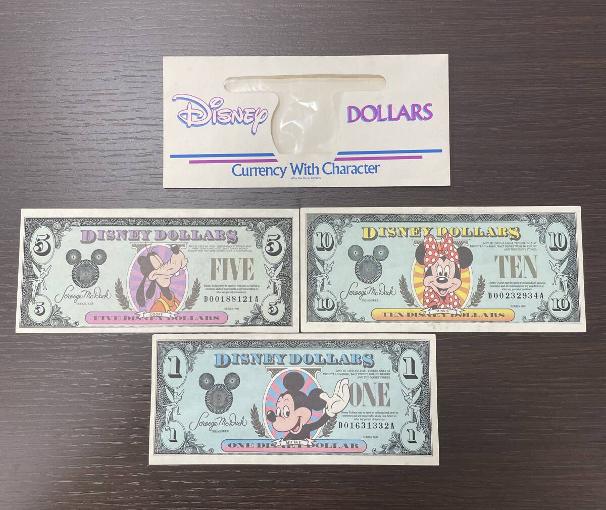当店の記念日 レア Disney dollar ディズニーダラー ディズニーダラー