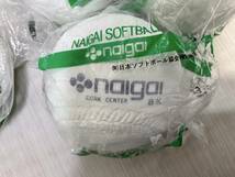 ナイガイ NAIGAI 3号 ダース ( 6個 ) 試合球 検定球 公認球 ソフトボール コルク 一般 中学生_画像6