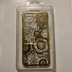 iPhone 4.7インチサイズ 7/8 SE2/SE3 PCケース フラワーゴールド OWL-CVIP717FL-GO