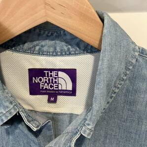 ザノースフェイス ノースフェイス パープルレーベル THE NORTH FACE PURPLE LABEL ナナミカ nanamica シャンブレーシャツ ボタンダウンの画像4