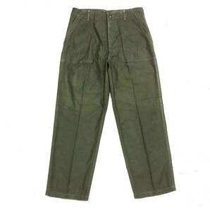 60年代 OG-107 ベイカー パンツ US ARMY カーゴ ベトナム戦争 ビンテージ vintage 米軍 Trousers Vietnam War military Field Pants 実物の画像1