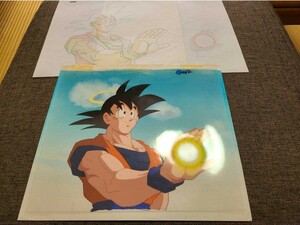 【お宝】DRAGON BALL　セル画　孫悟空　直筆背景・直筆動画付き　セット　ドラゴンボール　鳥山明